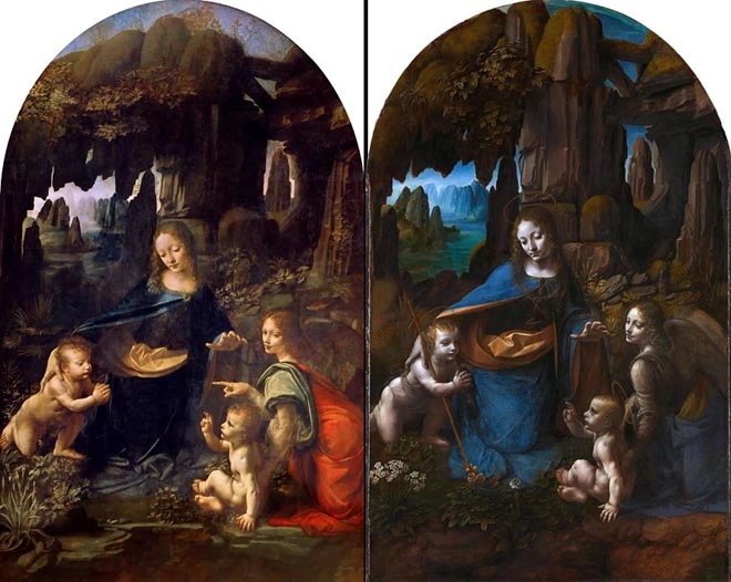 leonardo-da-vinci-virgen-de-las-rocas-2-versiones