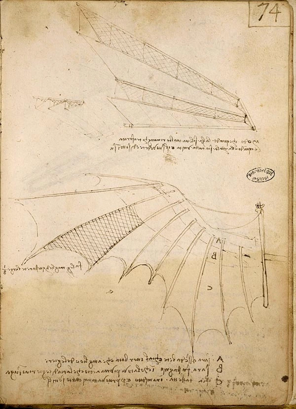 ala-murcielago-leonardo-da-vinci-manuscritob-74r